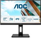 Aoc u27p2ca usb c ips 4k monitor, Computers en Software, Monitoren, 61 t/m 100 Hz, AOC, Hoofdtelefoonaansluiting, Ophalen of Verzenden