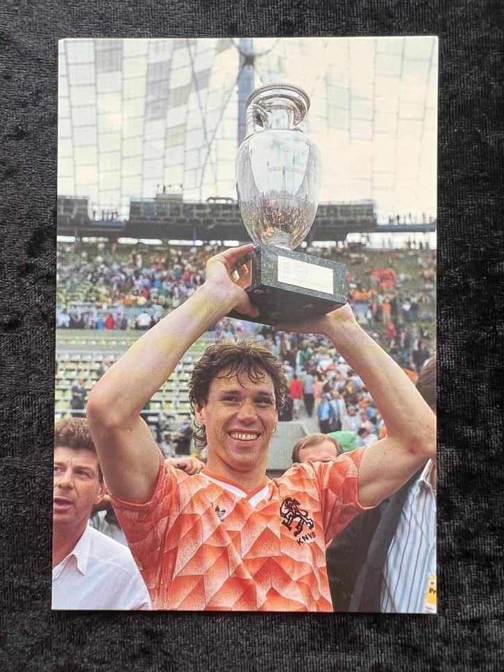 TARJETA DE FUTBOL MARCO VAN BASTEN, Verzamelen, Sportartikelen en Voetbal, Nieuw, Poster, Plaatje of Sticker, Ajax, Ophalen of Verzenden
