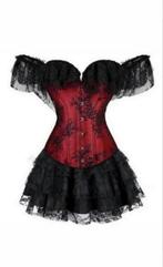 Betoverende corset jurk met kant en tulle, tm 7XL, Verzenden, Nieuw, Bovenkleding