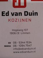 Kozijn met dubbele tuindeuren 2 x, Ophalen of Verzenden, Glas, 120 cm of meer, 215 cm of meer