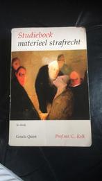 C. Kelk - Studieboek materieel strafrecht, Ophalen of Verzenden, Gelezen, C. Kelk