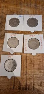 5 stuks rijksdaalder diverse jaargangen, Ophalen of Verzenden, Koningin Juliana, 2½ gulden