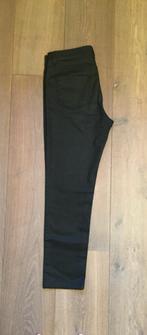 Zwarte broek zijdeglans; regular fit; Gafair Jeans mt (40)42, Zwart, Maat 42/44 (L), Ophalen of Verzenden, Zo goed als nieuw