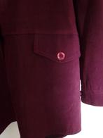 nieuw SUEDINE burgundy JASJE / BLOUSE 48 -GRATIS zend, Overige kleuren, Verzenden, Maat 46/48 (XL) of groter, Nieuw