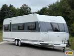 Hobby Prestige 720 UKFE 720 ukfe Alde kachel, Caravans en Kamperen, Caravans, Hobby, 7 tot 8 meter, Bedrijf, Treinzit