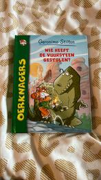 Geronimo Stilton - Wie heeft de vuursteen gestolen?, Boeken, Geronimo Stilton, Ophalen of Verzenden, Zo goed als nieuw