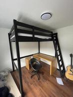 -IKEA STORA loft bed + mattress, Huis en Inrichting, Slaapkamer | Matrassen en Bedbodems, Gebruikt, Ophalen of Verzenden, 140 cm