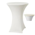 Statafelhoes samba rond met topcover ecru