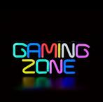 Neon verlichting led 'Gaming Zone' op plexiglas, Huis en Inrichting, Lampen | Wandlampen, Nieuw, Ophalen of Verzenden