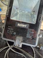 Kelfort bouwlamp 150W, Ophalen of Verzenden, Gebruikt, Minder dan 50 watt, Lamp met armatuur
