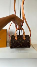 Louis Vuitton nano speedy mini, Ophalen, Zo goed als nieuw, Bruin, Handtas