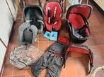 Maxicosi 3 in 1 kinderwagen mura Pram Body rood baby, Kinderen en Baby's, Kinderwagens en Combinaties, Gebruikt, Verstelbare duwstang