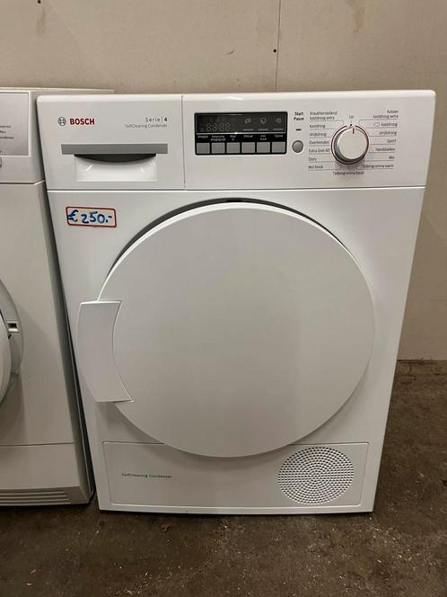 Bosch serie 4 7kg warmtepompdroger met 6 mnd garantie, Witgoed en Apparatuur, Wasdrogers, Zo goed als nieuw, Condens, 6 tot 8 kg