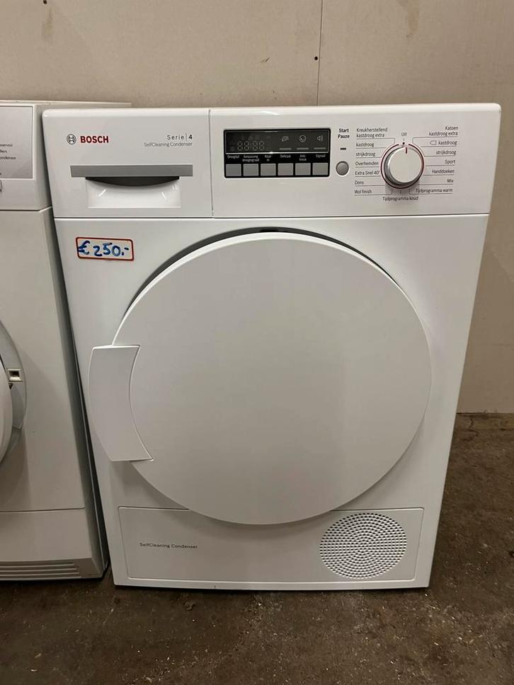 Bosch serie 4 7kg warmtepompdroger met 6 mnd garantie, Witgoed en Apparatuur, Wasdrogers, Zo goed als nieuw, Condens, 6 tot 8 kg