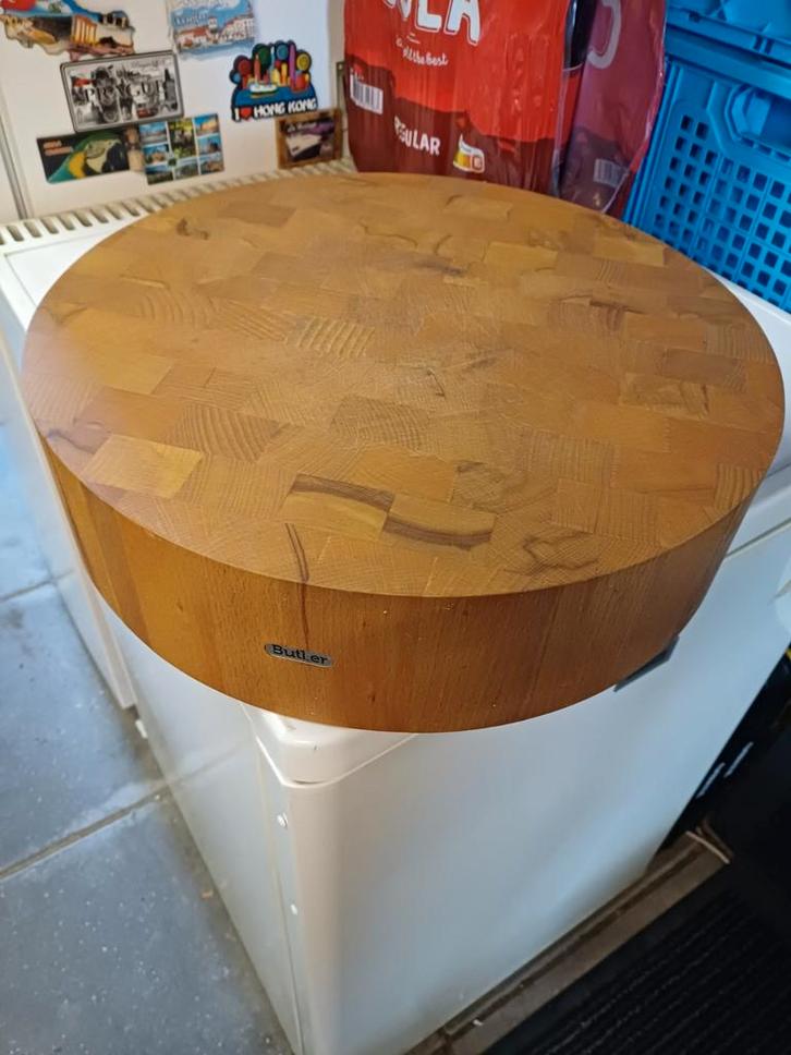 Butler Hakblok Beukenhout Kopshout 41x10 cm, Huis en Inrichting, Keuken | Keukenbenodigdheden, Gebruikt, Ophalen of Verzenden