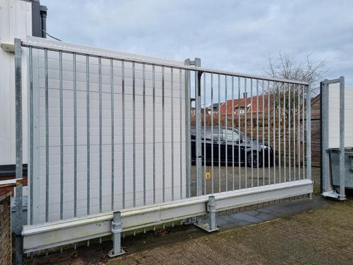 Heras aluminium schuifpoort, Tuin en Terras, Tuinpoorten, Zo goed als nieuw, Schuifpoort, Ophalen