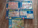 6 x van haasteren puzzels, Ophalen of Verzenden, 500 t/m 1500 stukjes, Gebruikt, Legpuzzel