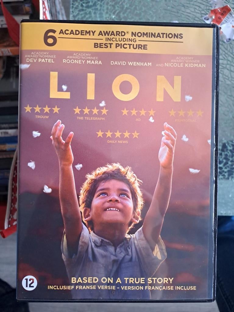 Lion (dvd), Cd's en Dvd's, Dvd's | Drama, Alle leeftijden, Ophalen of Verzenden, Zo goed als nieuw