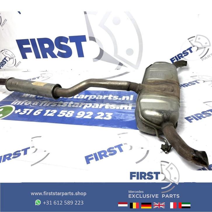 W176 dubbele AMG line uitlaat Mercedes A Klasse Facelift OEM, Auto-onderdelen, Uitlaatsystemen, Mercedes-Benz, Gebruikt, Ophalen of Verzenden