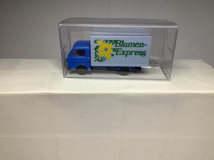 Vintage 'Blumen Express' Vrachtwagen Model, Hobby en Vrije tijd, Modelauto's | 1:87, Nieuw, Herpa, Ophalen of Verzenden