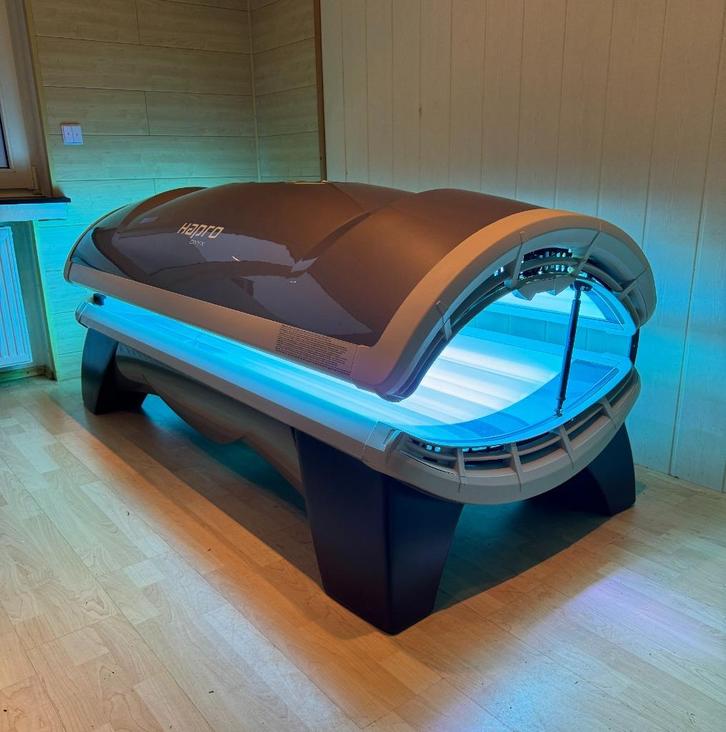 30 uur : Hapro Onyx 26/1 Brons Zonnebank + 1 jaar Garantie, Witgoed en Apparatuur, Zonnebanken en Gezichtsbruiners, Zo goed als nieuw