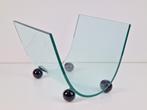 Postmodern lectuurhouder fiam glass lectuurbak italy ‘80, N, Ophalen of Verzenden, N, N