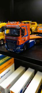Wsi Daf XF 100jaar Verweij trucking met 3as dieplader, Hobby en Vrije tijd, Modelauto's | 1:50, Ophalen of Verzenden, Zo goed als nieuw