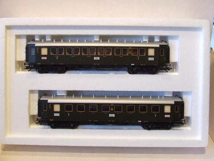 MARKLIN 4261 set Beierse sneltreinrijtuigen van de DRG, Hobby en Vrije tijd, Modeltreinen | H0, Zo goed als nieuw, Wagon, Gelijkstroom of Wisselstroom