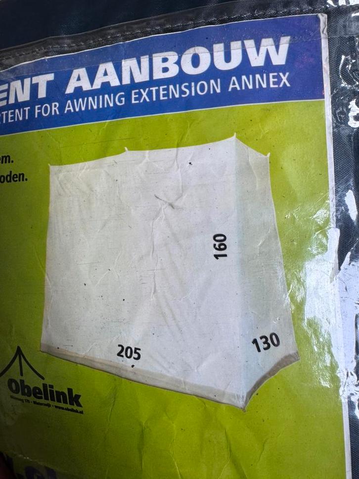 Binnentent aanbouw/erker in voortent kleur wit (slaaptent), Caravans en Kamperen, Tenten, tot en met 2, Zo goed als nieuw, Ophalen of Verzenden