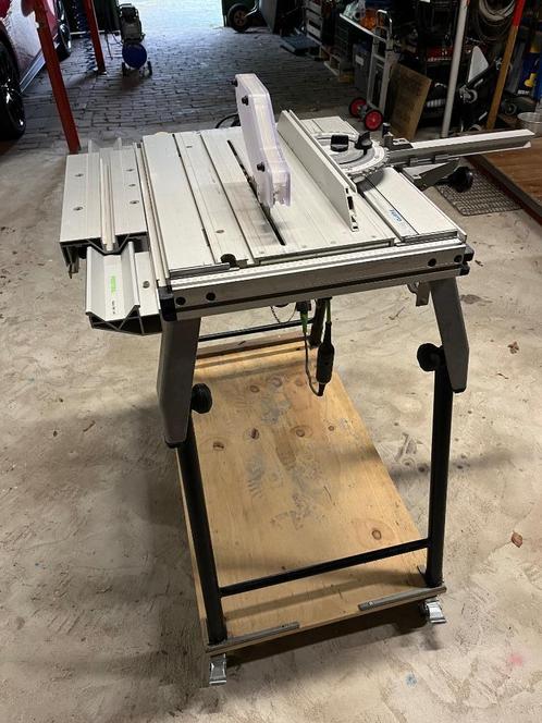 Festool basis plus inc. Extra roltafel Sas 500, Doe-het-zelf en Verbouw, Gereedschap | Zaagmachines, Gebruikt, Cirkelzaag, 1200 watt of meer