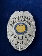 Patrolman east greenwich police r.i., Ophalen of Verzenden, Nederland, Embleem of Badge