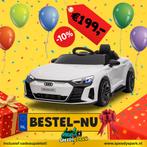 Elektrische Kinderauto 12v - Audi-RS E-Tron GT | Wit, Kinderen en Baby's, Speelgoed | Speelgoedvoertuigen, Ophalen of Verzenden
