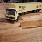 RAMA MERCEDES BENZ 1600 SERIE & 3 AS GESLOTEN TRAILER NZG., Verzenden, Zo goed als nieuw, Bus of Vrachtwagen, NZG