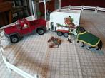 Schleich pick up met paardentrailer, incl acc., Kinderen en Baby's, Speelgoed | Overig, Ophalen of Verzenden, Zo goed als nieuw
