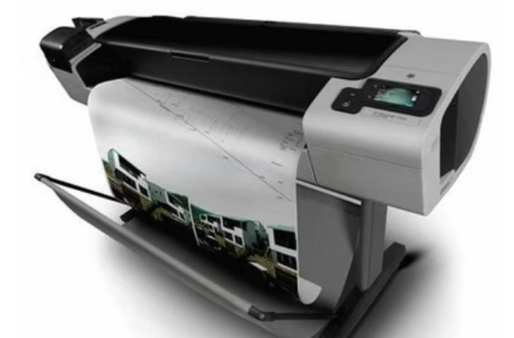 HP DesignJet T1300 PostScript-printer, Computers en Software, Printers, Gebruikt, Fotoprinter, Inkjetprinter, Kleur printen, Zwart-en-wit printen