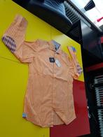 Nieuw HACKETT overhemd met stuk elleboog en oranje kleur L, Maat 52/54 (L), Verzenden, Nieuw, Oranje