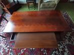 Notenhouten salontafel, Ophalen, Gebruikt, 100 tot 150 cm, 50 tot 100 cm