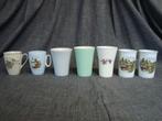Oude vintage melkbeker beker, 7 stuks in 1 koop, Antiek en Kunst, Ophalen
