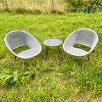 Tuinset 2 stoelen met tafeltje, Tuin en Terras, Aluminium, Zo goed als nieuw, Stoel, Ophalen