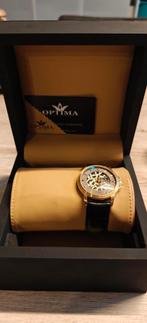 Optima Stöbli Polshorloge - Zo goed als nieuw!, Sieraden, Tassen en Uiterlijk, Horloges | Heren, Overige merken, Overige materialen