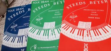   Complete serie Folk Dean pianoboeken Steeds Beter beschikbaar voor biedingen