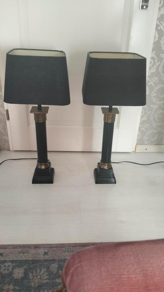 Empire tafellamp, Huis en Inrichting, Lampen | Tafellampen, Zo goed als nieuw, 50 tot 75 cm, Ophalen