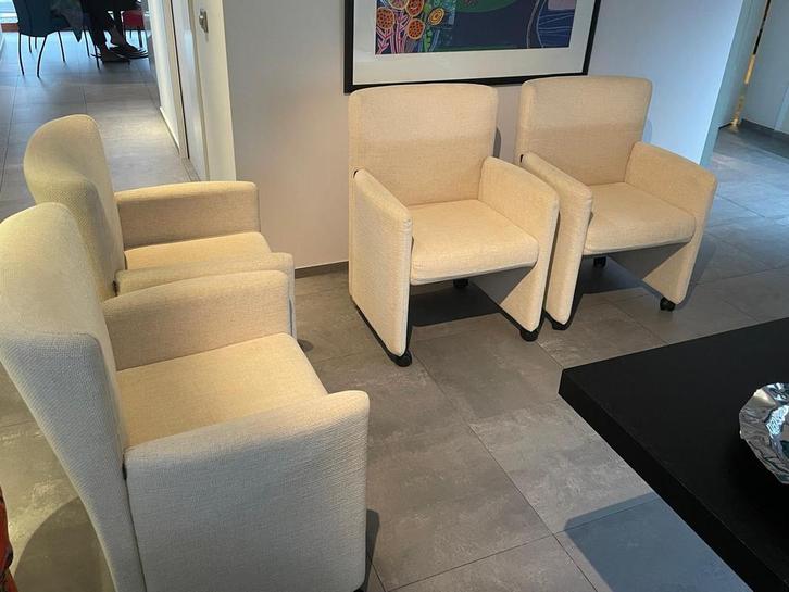 Design stoelen van Arflex, Huis en Inrichting, Stoelen, Zo goed als nieuw, Vier, Ophalen of Verzenden