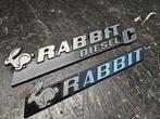 Golf1 golf mk1 Rabbit emblemen achterklep zeldzaam, Ophalen of Verzenden, Gebruikt, Volkswagen