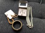 Oorbelletjes+Hangertje Aru2 parel kettingen armband/oorbel, Ophalen of Verzenden, Overige materialen