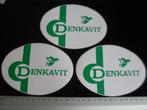 3x sticker Denkavit logo D, Verzenden, Zo goed als nieuw, Merk