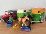 Playmobiel 4189 Jeep auto met paardentrailer, Ophalen of Verzenden, Gebruikt, Complete set