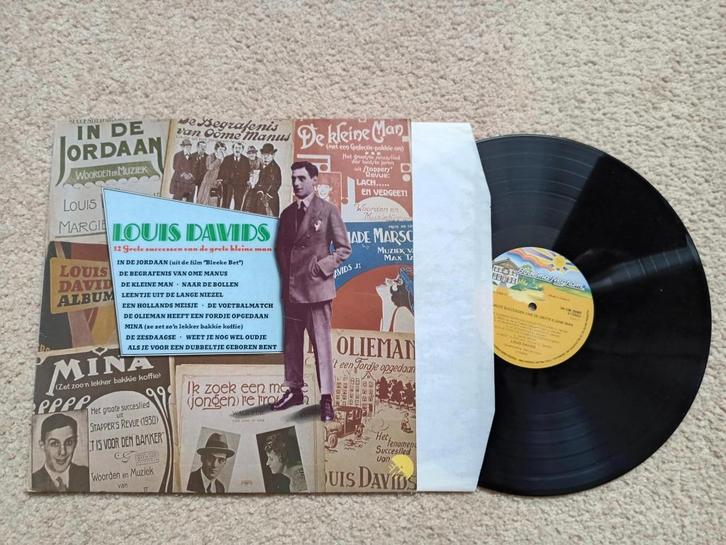 Louis Davids - Wim Sonneveld, Cd's en Dvd's, Vinyl | Nederlandstalig, Zo goed als nieuw, Levenslied of Smartlap, 12 inch, Ophalen of Verzenden