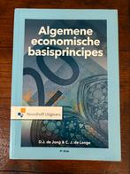 C.J. Lange - Algemene economische basisprincipes, C.J. Lange; D.J. de Jong, Economie, Ophalen of Verzenden, Zo goed als nieuw