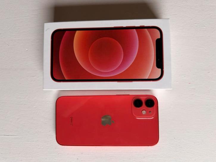 Apple iPhone 12 mini, Telecommunicatie, Mobiele telefoons | Apple iPhone, Zo goed als nieuw, 64 GB, iPhone 12 Mini, Rood, Ophalen of Verzenden